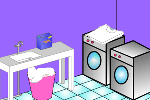 洗衣房灭泡泡