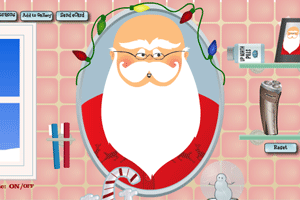 圣诞老人刮胡子