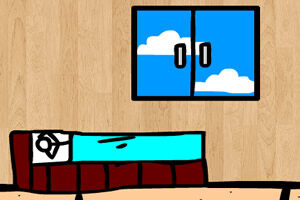 开始游戏小蓝人迷梦逃出系列:火柴人介绍:可爱的小蓝人醒来发现门锁上