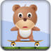 小熊玩滑板
