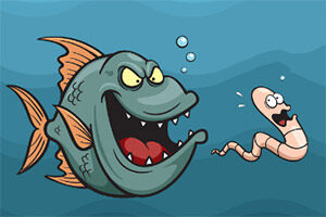 愤怒的鱼儿图画册